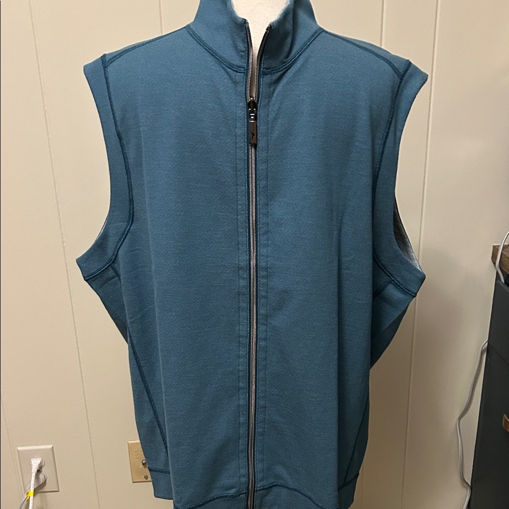 Tommy Bahama Blue Reversible Vest